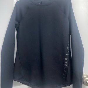 Black Womens UnderArmour Athletic Pullover